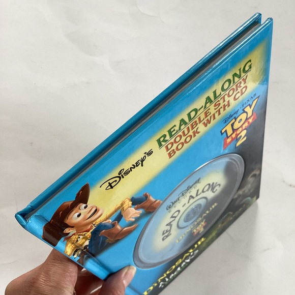🛍️$5 Add-on🛍️ DISNEY read-along double story book with CD - Picture 2 of 4